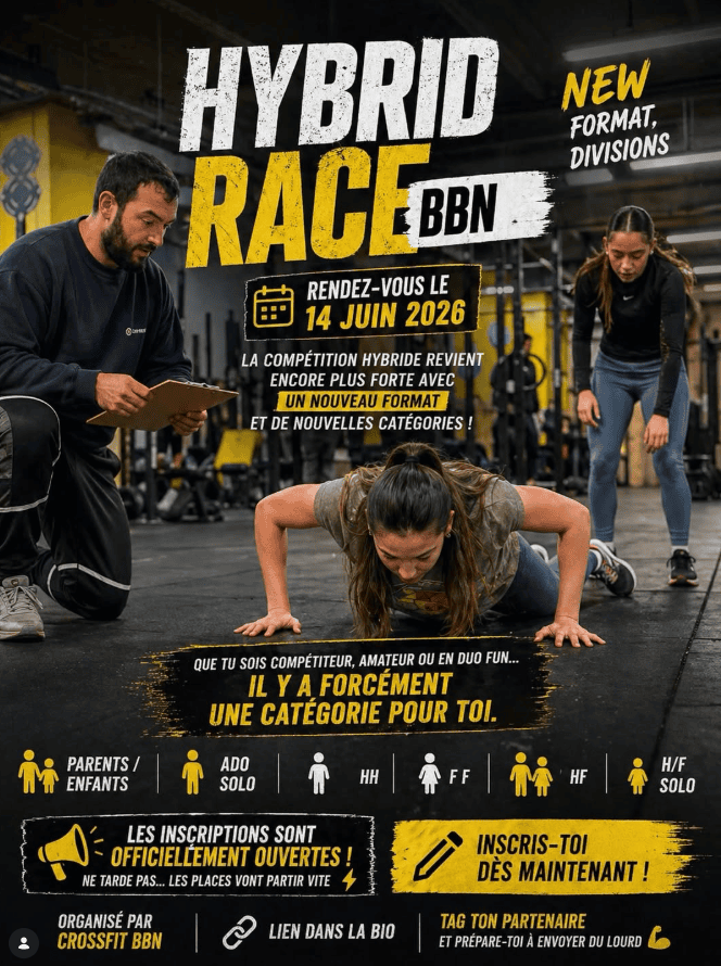 Publication Instagram BBN GYM
